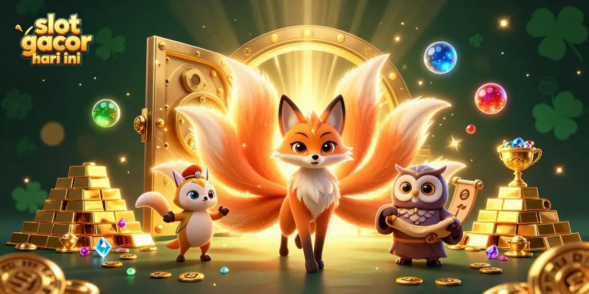 Experience the excitement of slot gacor hari ini with vibrant characters and dazzling treasures.