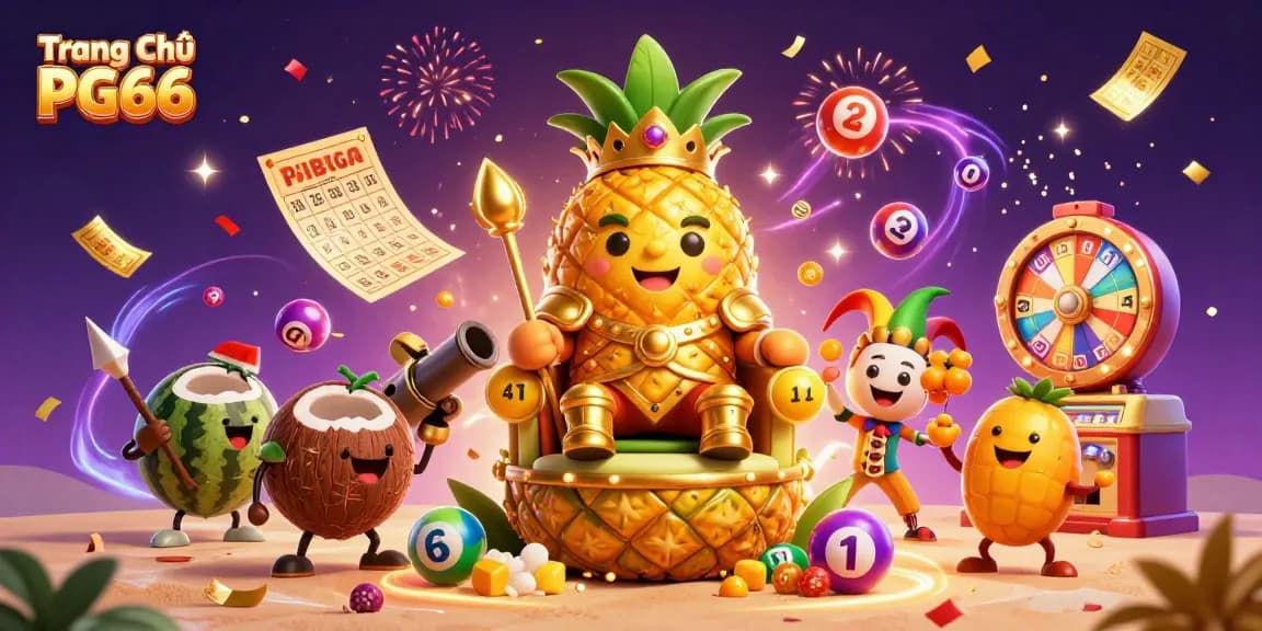 Experience exciting gameplay with Trang Chủ PG66, featuring vibrant characters and dynamic lottery elements.