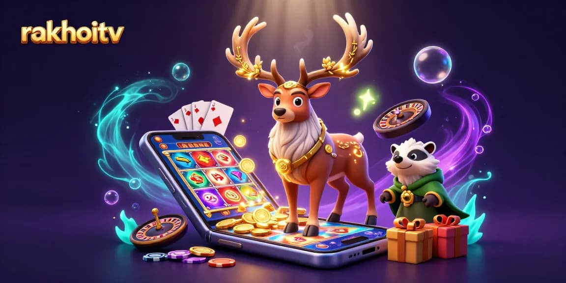 Experience the thrill of rakhoitv with dynamic slots, illuminated spirit lights, and gaming excitement.