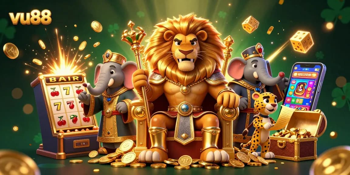 Experience thrilling gameplay at vu88 with enchanting 3D slot machines and royal characters.
