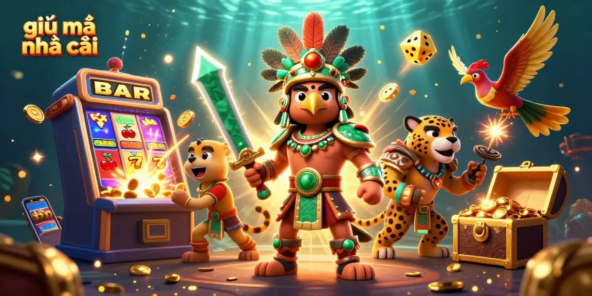 Engaging scene showcasing giải mã nhà cái with vibrant casino elements and dynamic characters in action.