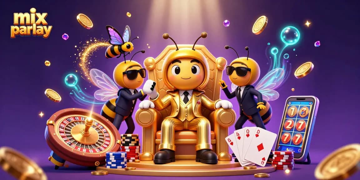 Menangani permainan mix parlay dengan bos mob bumblebee yang cerdas, ditawarkan kemewahan kasino.