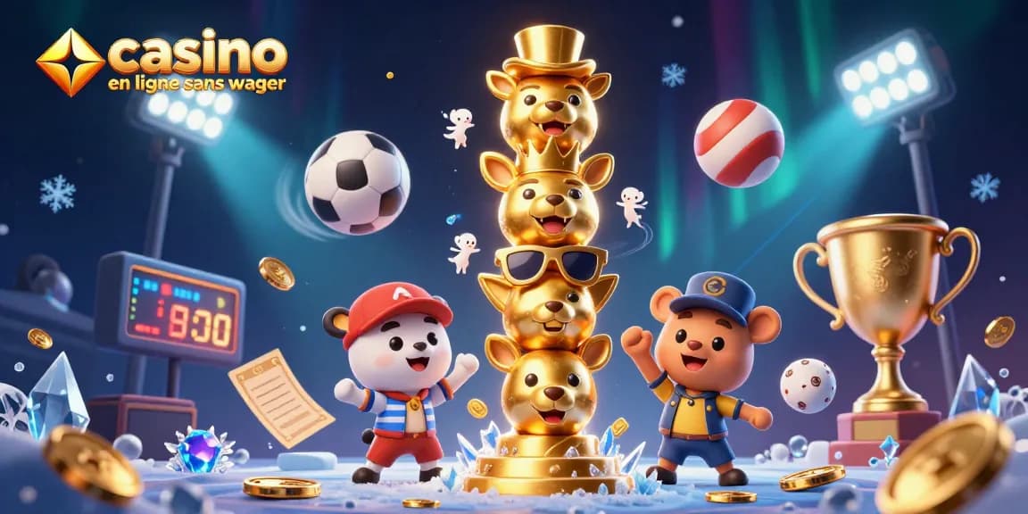Jouez dans un casino en ligne sans wager avec des éléments dynamiques et une ambiance festive.