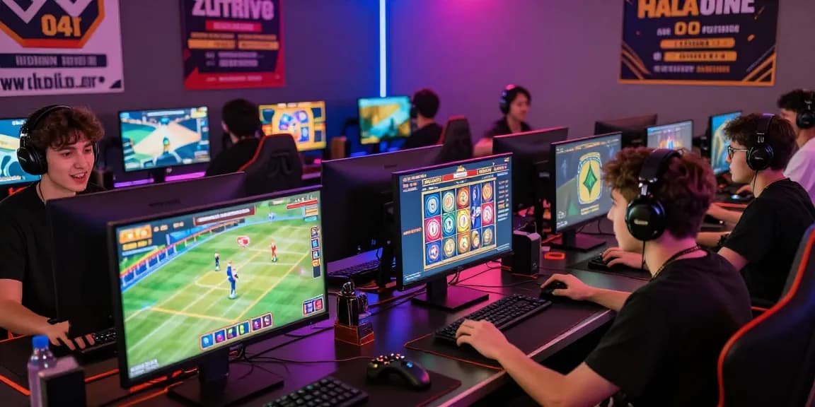 Exciting gaming scene featuring players engaged with go99 online betting and casino games.