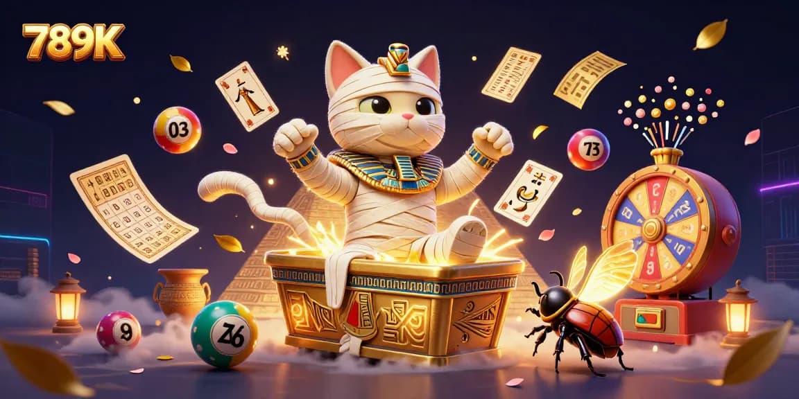 Engage with thrilling jackpots and vibrant gameplay at 789K casino, showcasing dynamic 3D visuals and colorful elements.
