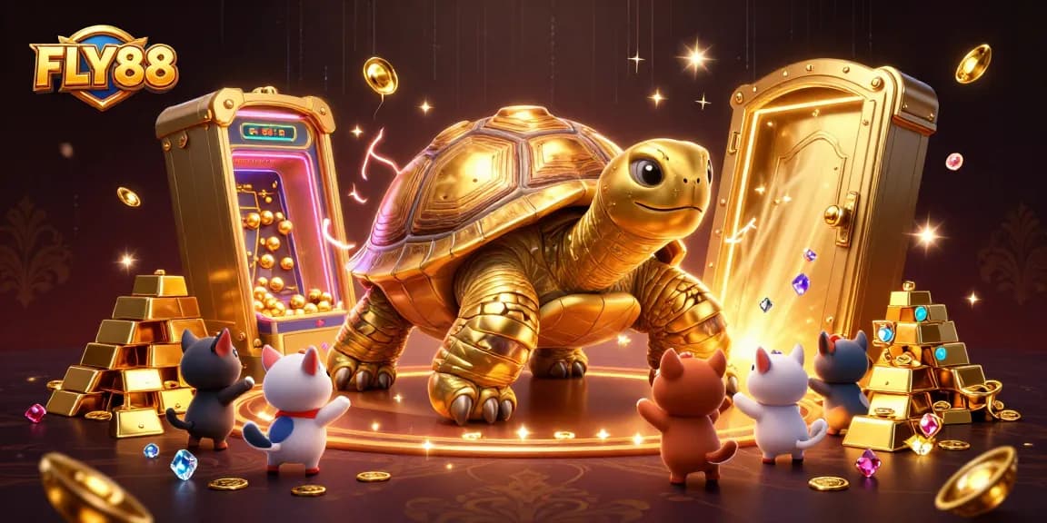 Experience thrilling gaming action with FLY88, featuring vibrant symbols and casino fun.