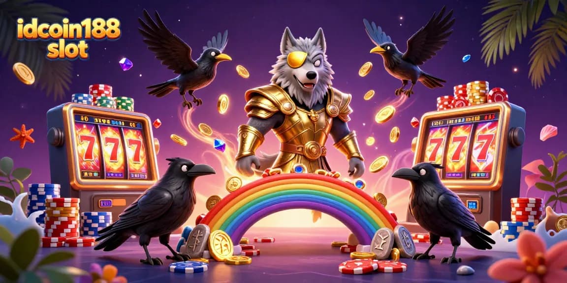 Spin the reels on idcoin188 slot with dynamic casino characters and vibrant elements!