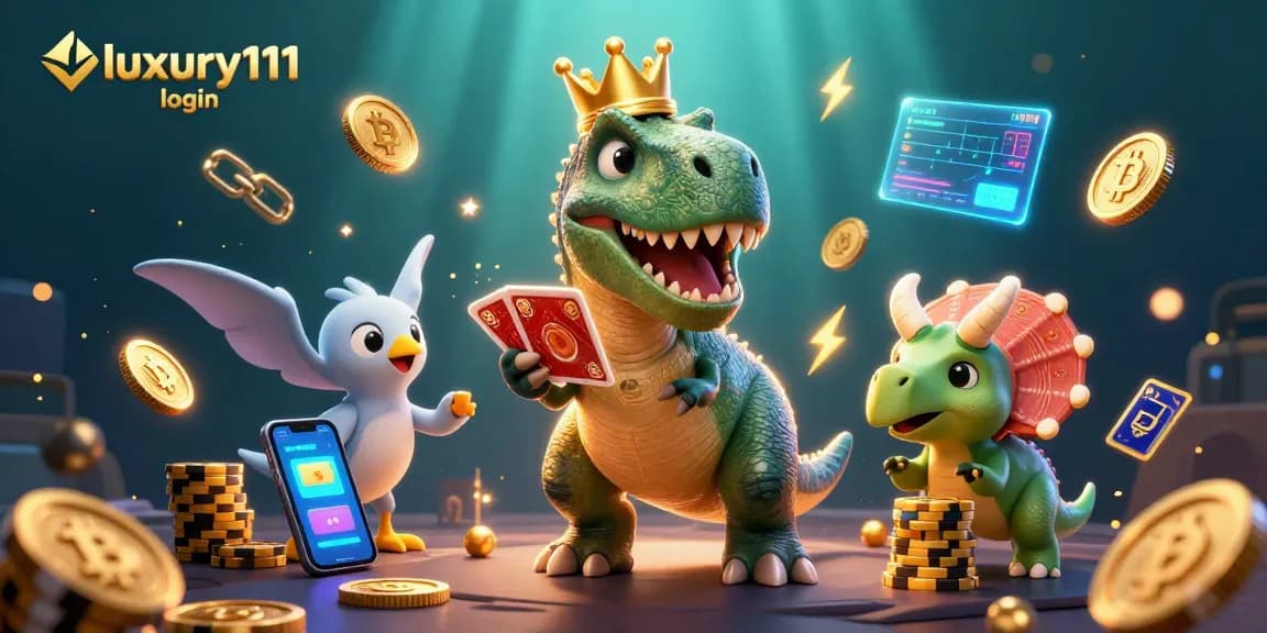 Join the action with luxury111 login as animated characters engage in thrilling casino games with vibrant effects.