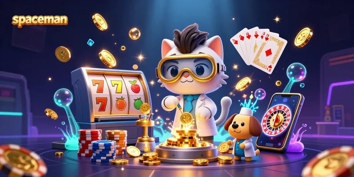Spin the reels in a captivating Spaceman slot game with stunning visuals and vibrant elements.