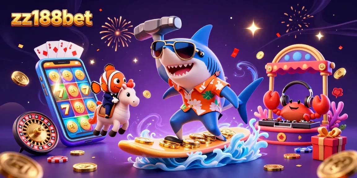 Experience thrilling gaming action with zz188bet's vibrant scenes of winning slots!