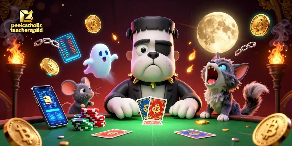 Experience peelcatholicteachersguild with vibrant cards, coins, and immersive gaming elements at a fantasy casino.