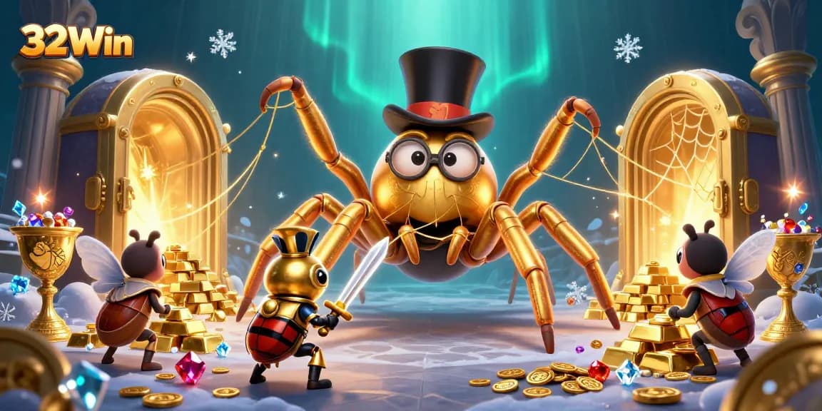 Experience the excitement of winning at 32Win with vibrant casino adventures, rich treasures, and engaging characters.