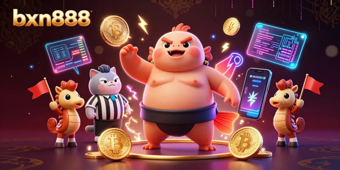 Engage with the vibrant scene showcasing bxn888's thrilling underwater casino world