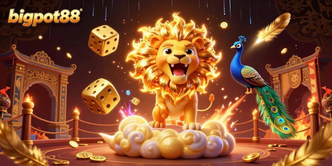 Experience the thrill of bigpot88 Casino with vibrant characters, dynamic gaming elements, and captivating visuals.