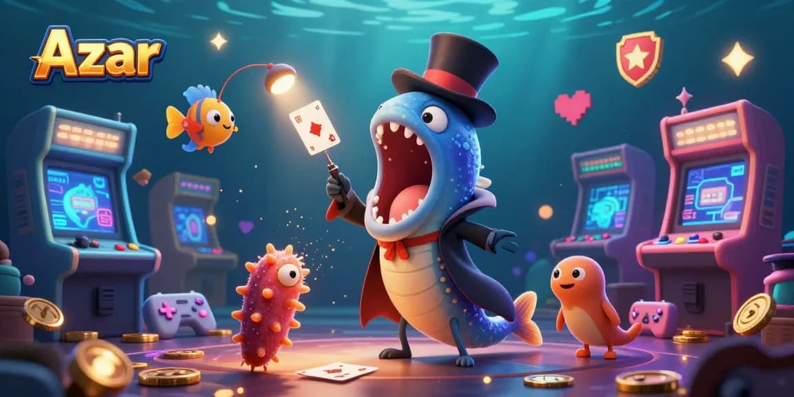 Engage with Azar through vibrant video chats while encountering colorful gaming elements.