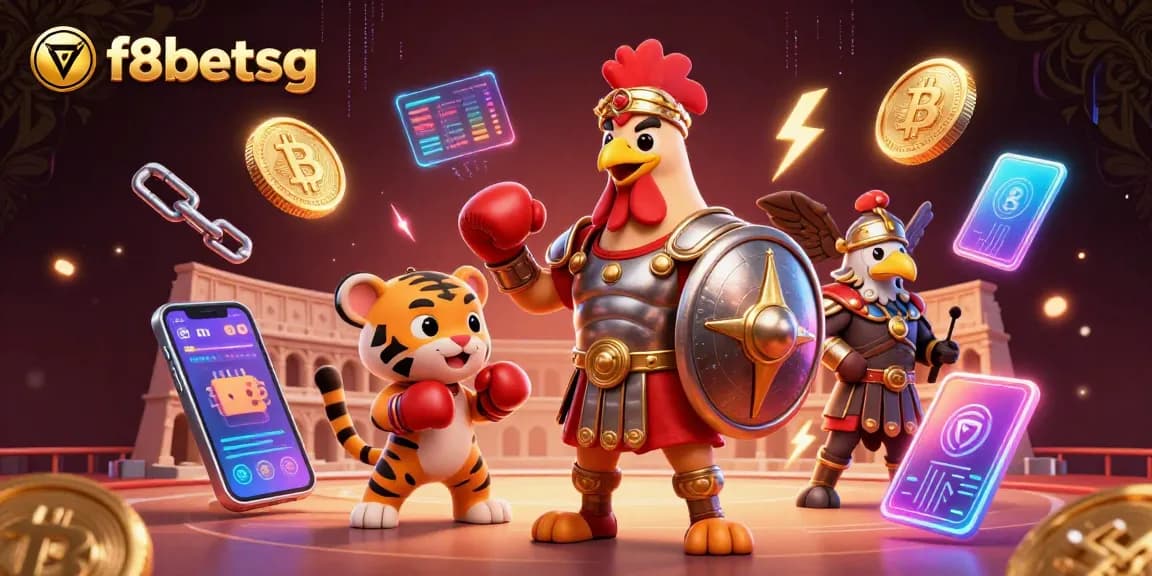 Experience thrilling action with f8betsg in a vibrant 3D casino scene featuring winning elements.