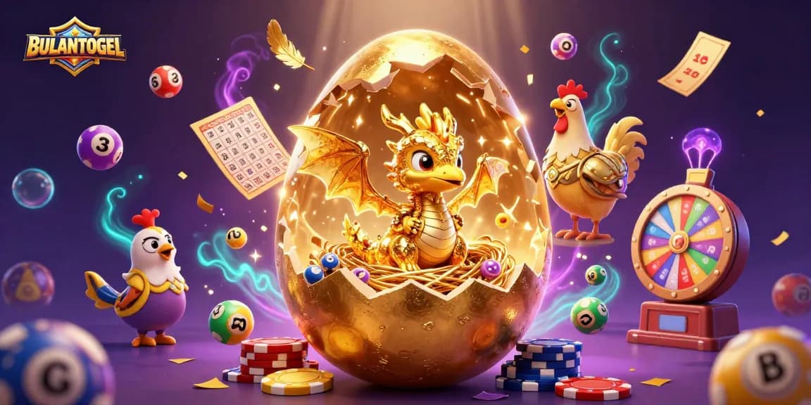 BULANTOGEL reveals a golden dragon and vibrant casino elements, showcasing thrilling gaming action.