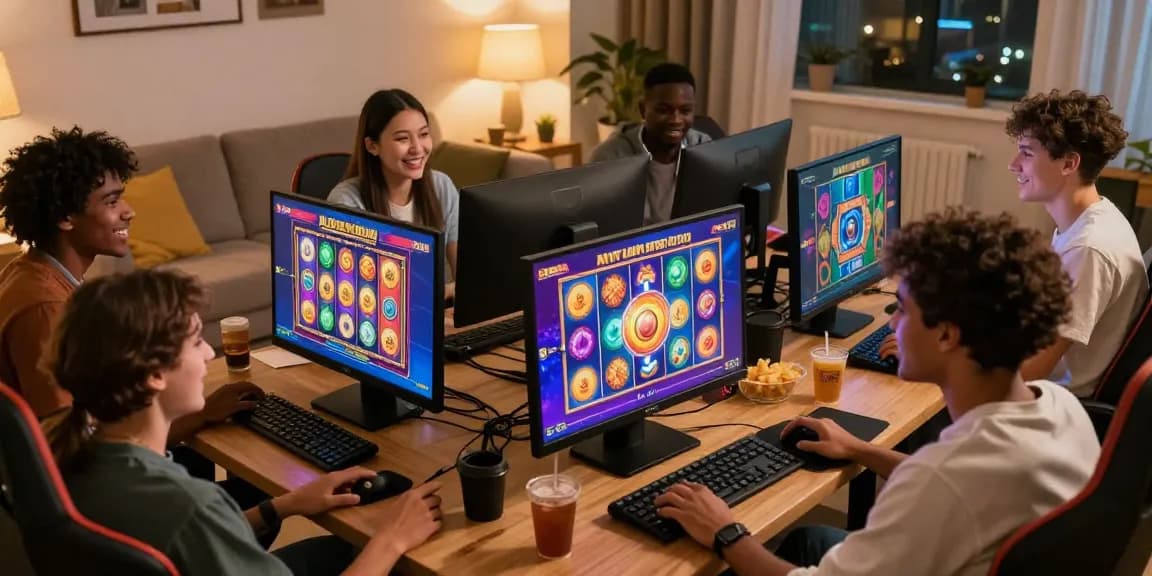 Pengalaman menarik slot Thailand, dengan pemain asyik bermain di platform slot online.