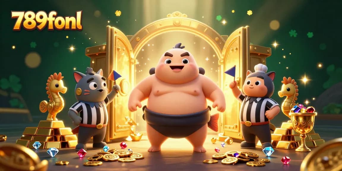 Experience thrilling 789fonl slots as the giant fugu takes center stage in a vibrant underwater casino scene.