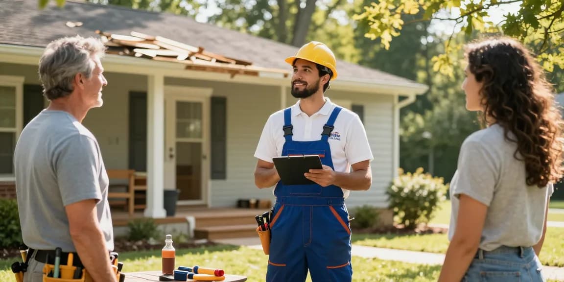 We buy houses Johnson City TN by trusted local service providers, professional contractor assessing homes.