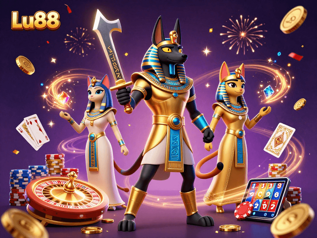 Join Lu88's thrilling gaming adventure with ancient warriors and glimmering wins!