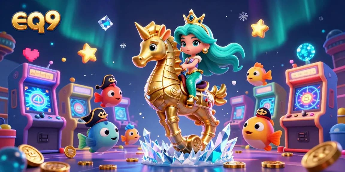 Engage in thrilling wins at eq9's casino with enchanting characters and vibrant gameplay.