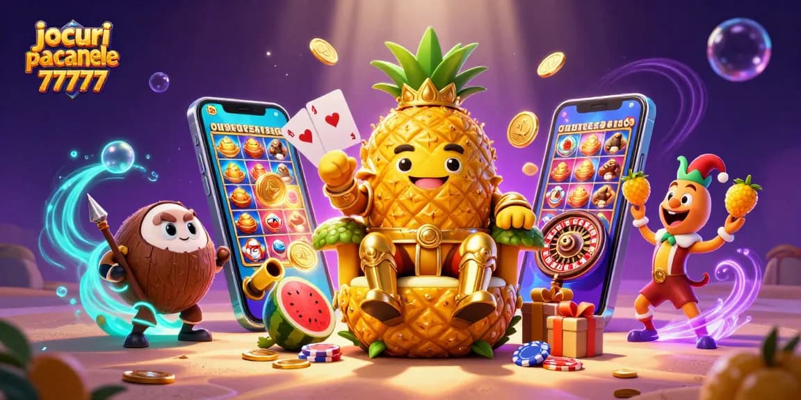 Joacă jocuri pacanele gratis 77777 pe o platformă vibrantă, plină de detalii captivante.