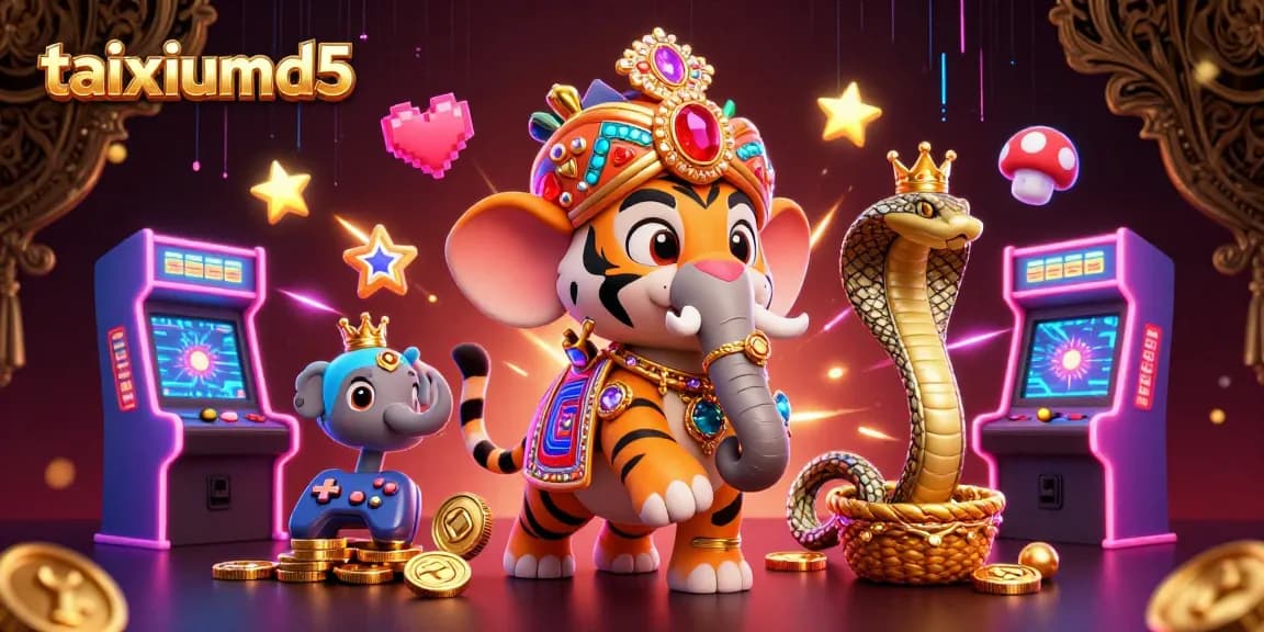 Experience the excitement of taixiumd5 with vibrant 3D gaming elements and charismatic characters.
