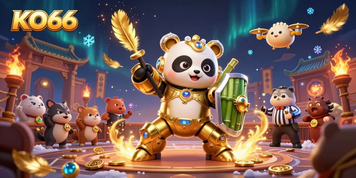 Experience the thrill of KO66 with a vibrant casino showdown featuring dynamic characters and rich gaming elements.
