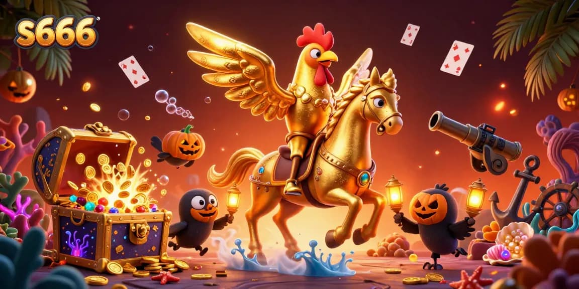 s666 ignites excitement with a stunning casino scene featuring dynamic characters and vibrant game elements.