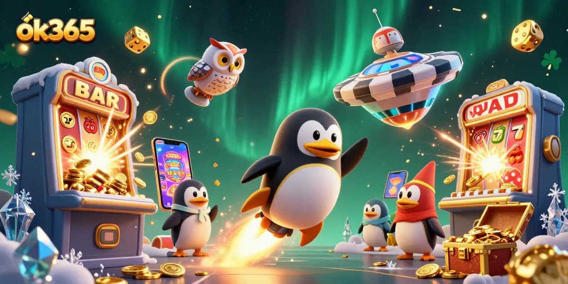 Experience the thrill of gaming with ok365 as the golden penguin heads toward the jackpot!