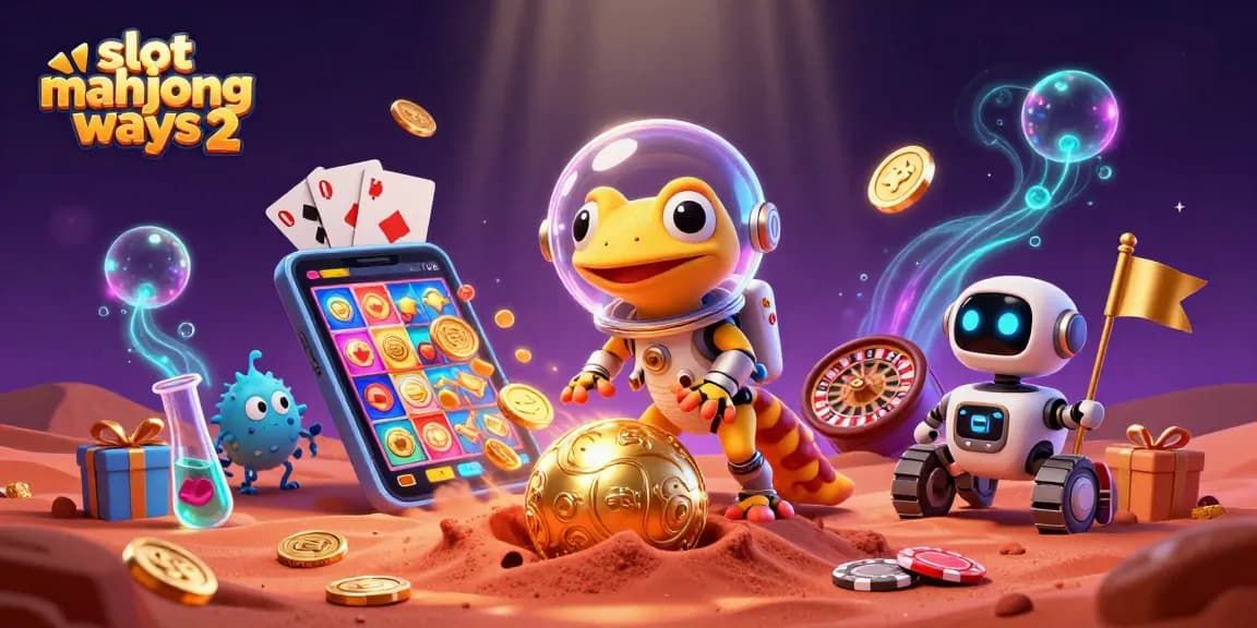 Experience the excitement of slot mahjong ways 2 with vibrant 3D casino-themed characters in action.