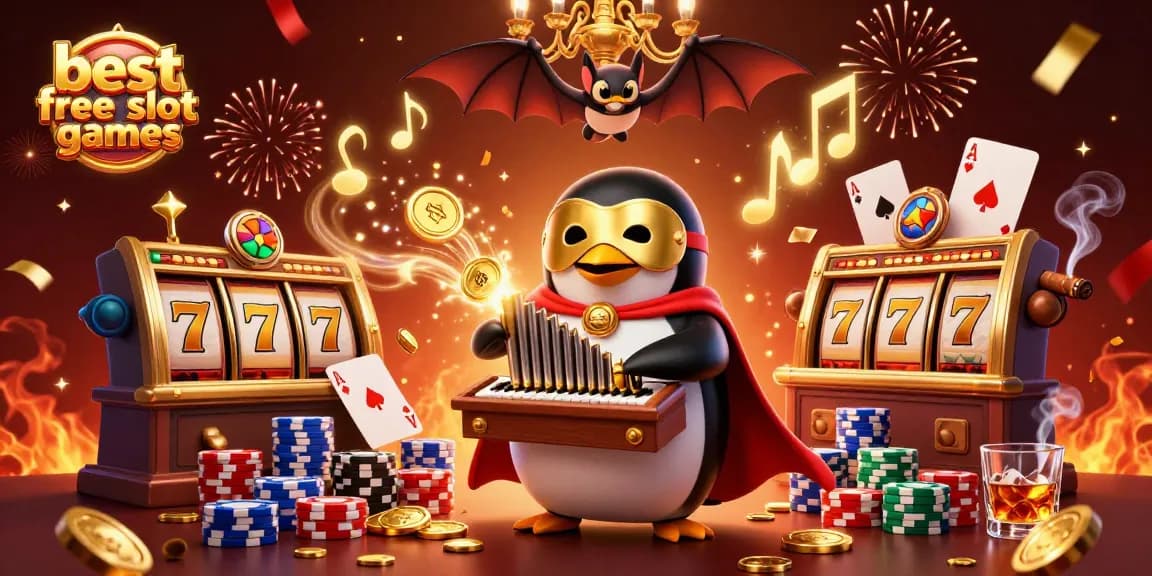 Spin the reels and enjoy the best free slot games with engaging characters in a vibrant casino atmosphere.