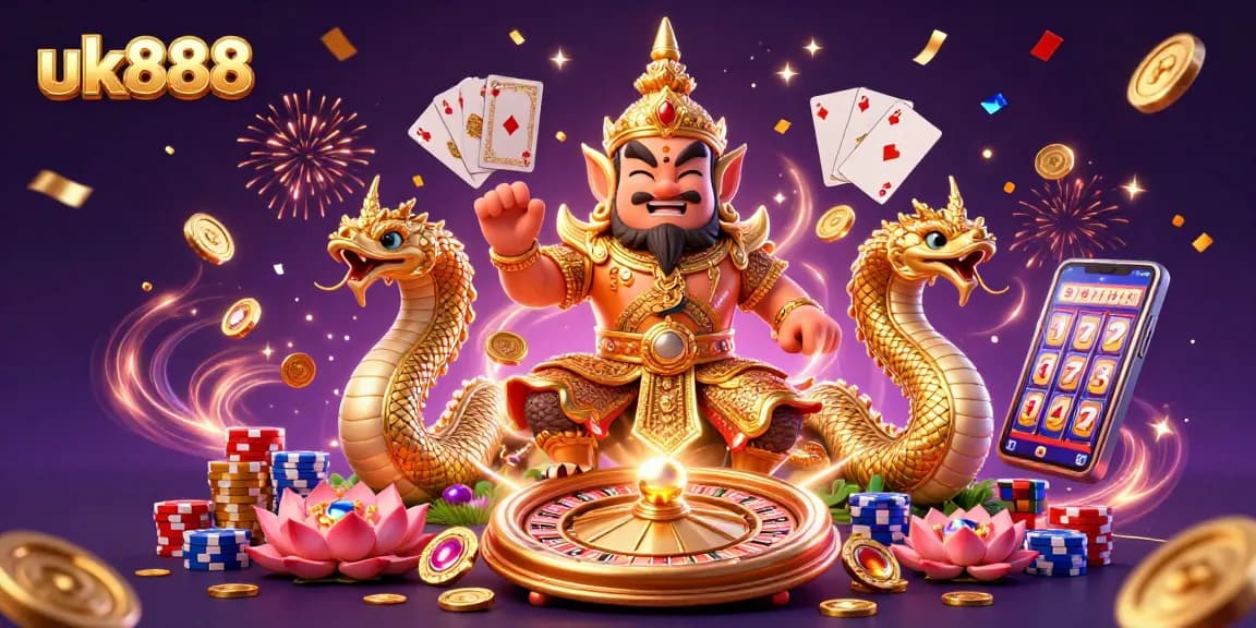 Experience the thrill of winning at uk888 with dynamic casino elements and festive atmosphere.