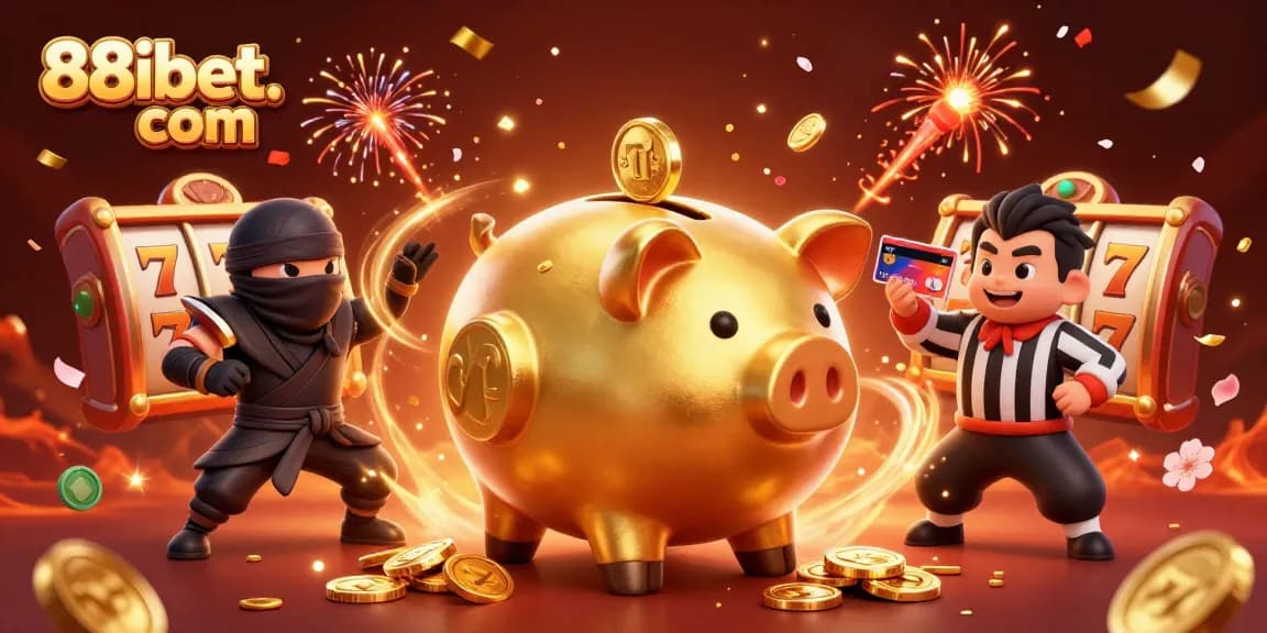 Experience the vibrant action at 88ibet. com with a dynamic casino scene featuring exciting characters.