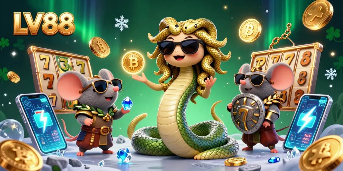 Spin the LV88 slots and experience the thrill of jackpot wins with friendly 3D characters.