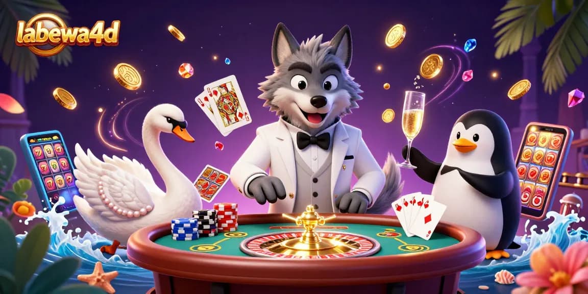 labewa4d menampilkan permainan baccarat dengan kucing dan penyu, transaksi lancar dan seru.