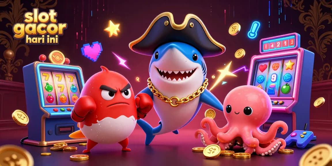 Engage in exciting action with slot gacor hari ini, featuring vibrant characters and thrilling slot game elements.