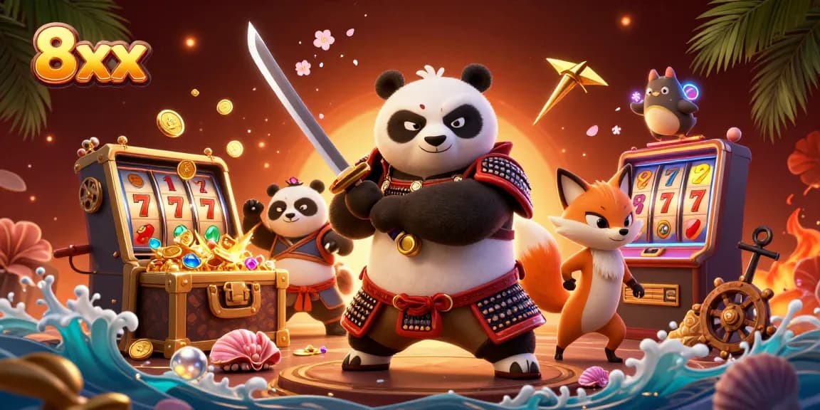 Engage with the dynamic world of 8xx as samurai and fox bring slot excitement to life.