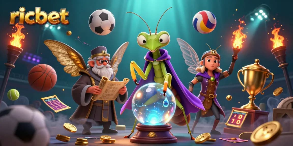Engage with ricbet and immerse in thrilling sports betting with vibrant characters and dynamic game elements.