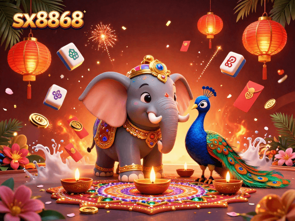 Play with fortune at sx8868 through vibrant illustrations and enticing casino elements.