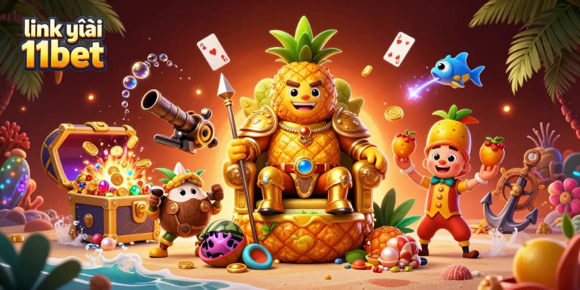Engage with exciting gaming action at link vào 11bet featuring vibrant characters and 3D casino elements.