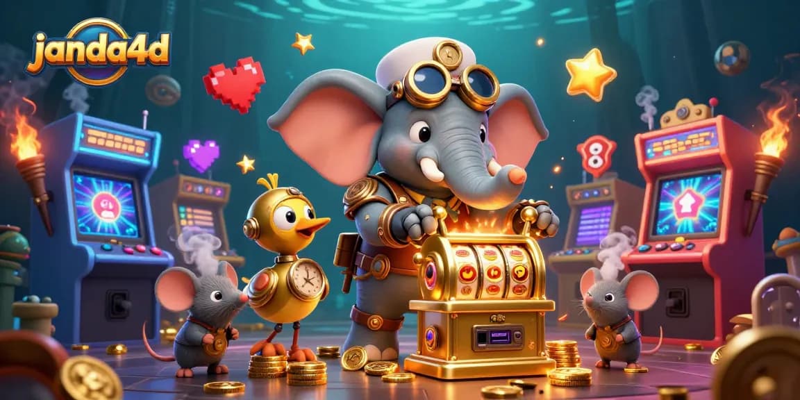 Menangkan jackpot di janda4d dengan ilustrasi slot yang menarik dan elemen permainan yang dinamis.