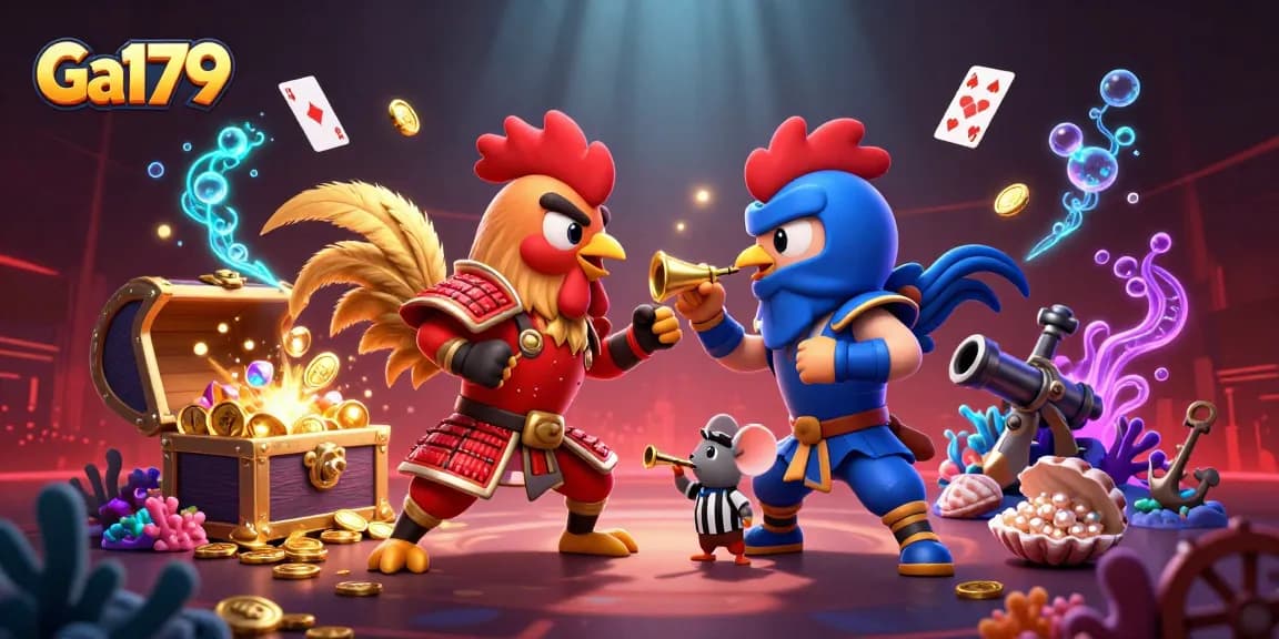 Experience thrilling cockfights at Ga179 with intense action, alongside treasures and gaming excitement!