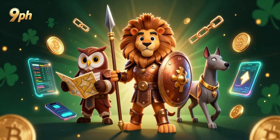 Experience the excitement of 9ph casino with dynamic characters and vibrant game elements.