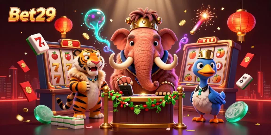 Experience thrilling gameplay at Bet29, featuring stunning 3D characters and dynamic casino elements.