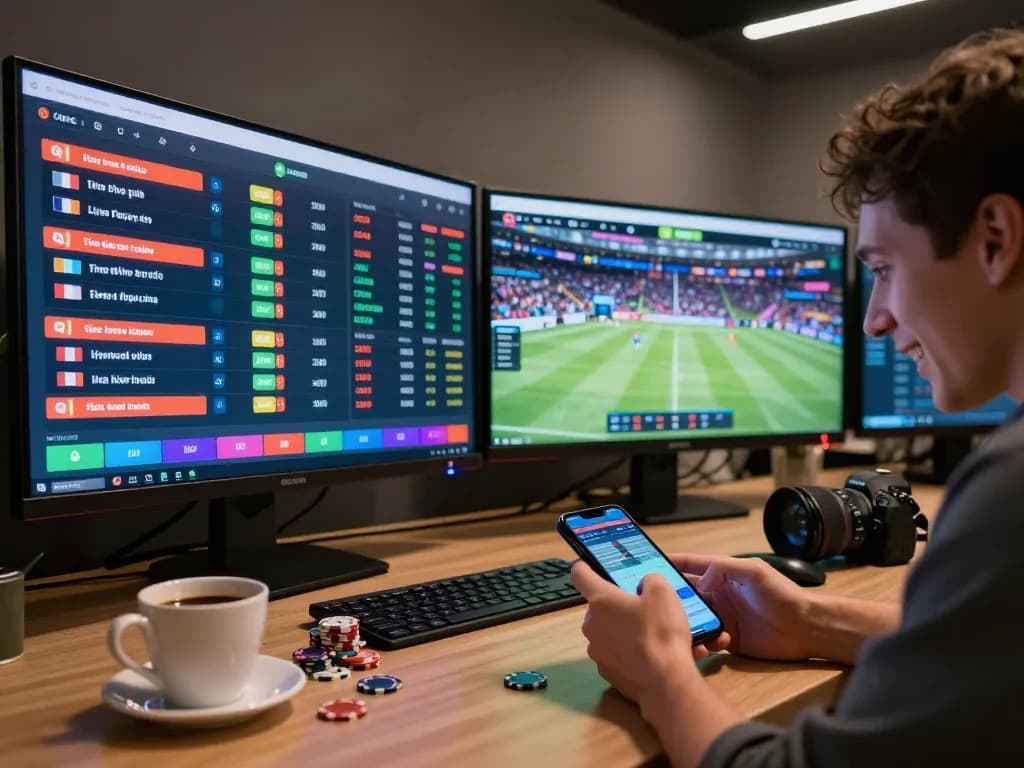 Player engaging with live sports betting on the gg88gs app, showcasing exciting gameplay and real-time odds adjustments