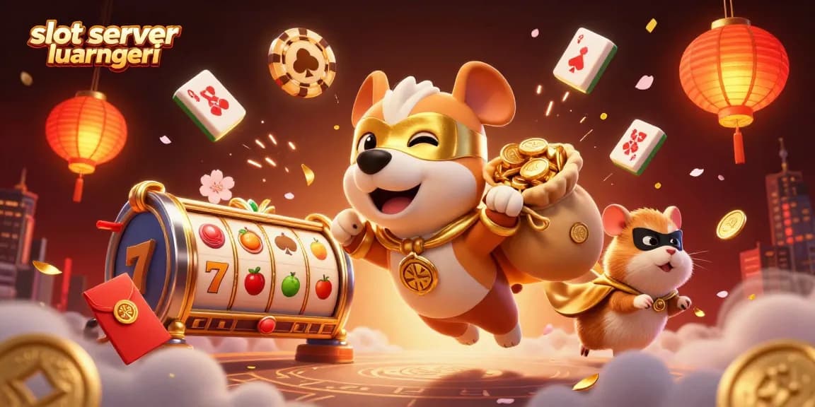 Spin and win with slot server luar negeri featuring vibrant characters and rich casino elements.