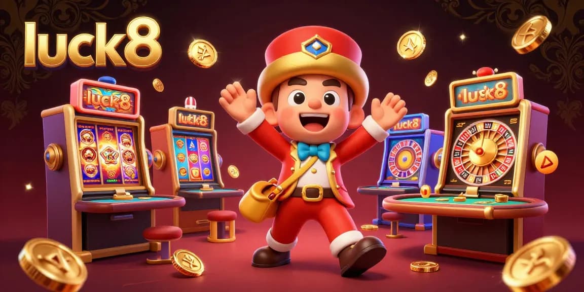 Join the excitement at luck8 with festive casino vibes featuring dynamic slot machines and poker tables.