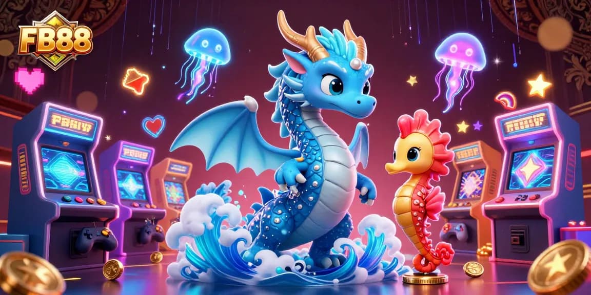 Experience the excitement of FB88's vibrant online gaming with immersive visuals and engaging characters.